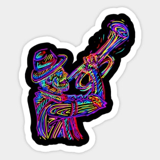 jazz trumpet Sticker